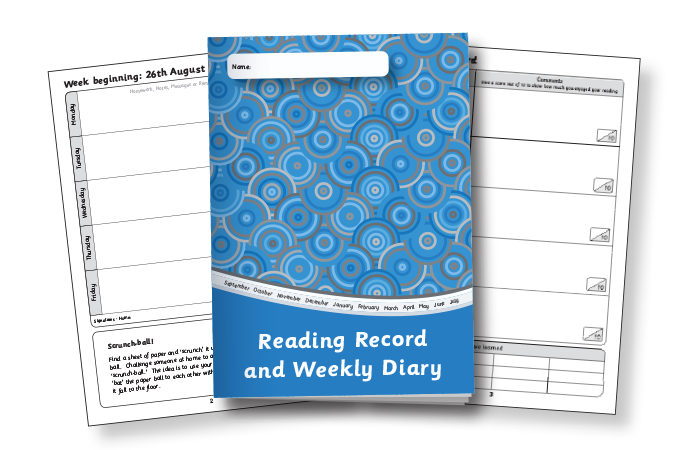 Reading Record and Weekly Diary (Wellbeing/Mindfulness Edition)
